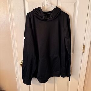 Men's Under Armour Storm Fleece Pullover Hoodie - Black - 3XL